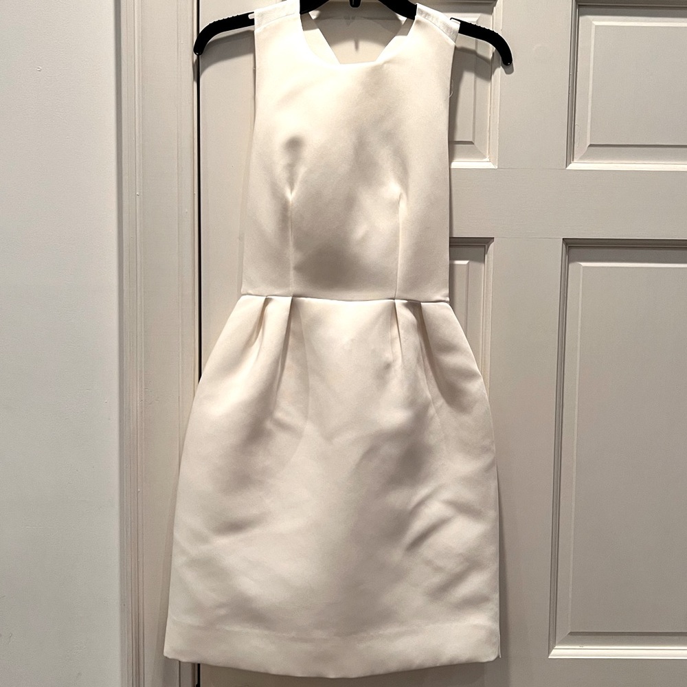 Kate Spade white bow back dress